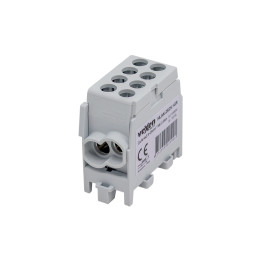 Borne HLAK Al/CU 2x25-2x25mm - gris