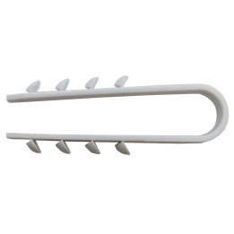 BP DA 3-13/10 Clamps for pipes white (in a package of 10 pcs.)