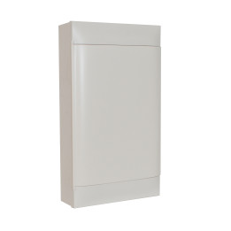 ARMOIRE LEGRAND 3X12M EN SURFACE PORTE BLANCHE BORNIERS TERRE ET NEUTRE