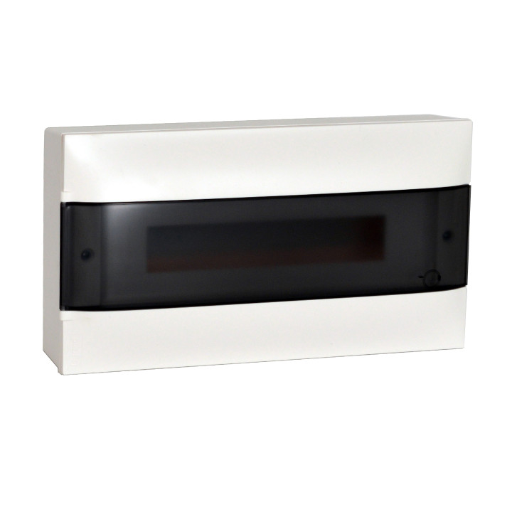 LEGRAND ARMOIRE EN SURFACE 1X18M PORTE FUMÉE TERRE + BORNIER NEUTRE