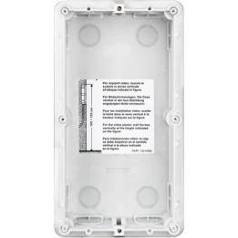Flush-mounting box 2 modules