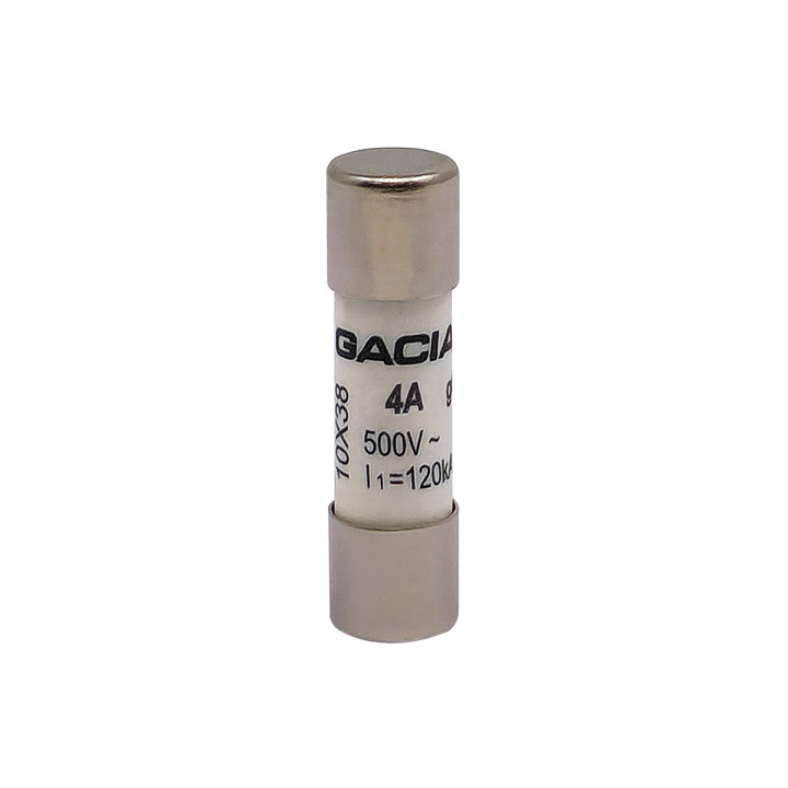 10x38 gG 4A cylindrical fuse link 500VAC