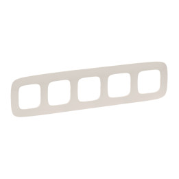 Plate Valena Allure - 5 gang - ivory