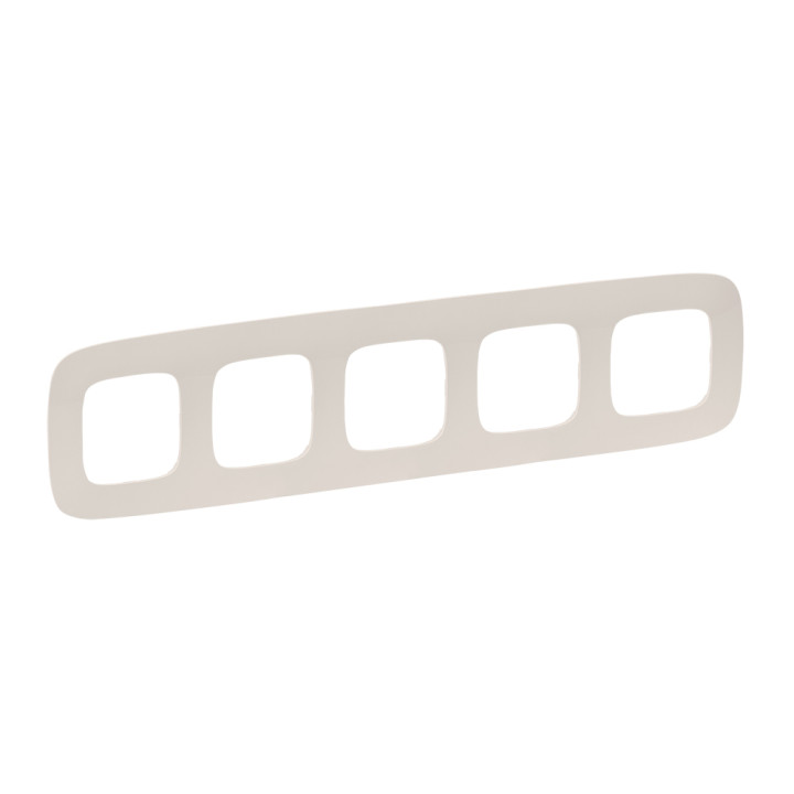 Plate Valena Allure - 5 gang - ivory