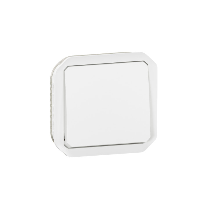 PLEXO 1 GANG 2-WAY SWITCH - WHITE - MECHANISM