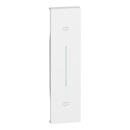 Tapas para mandos de persianas: art. K4037 - 1 módulo - blanco