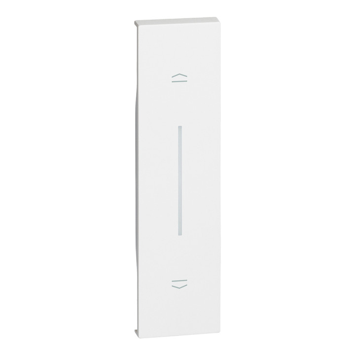 Tapas para mandos de persianas: art. K4037 - 1 módulo - blanco