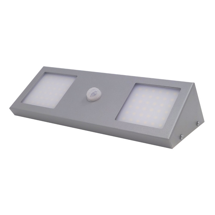 KRONOS LED  IP54, 8W, 4000K anti-vandal lamp with PIR movement sensor