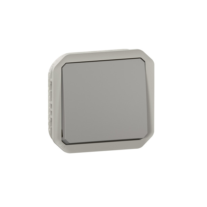 Legrand Plexo механизм переключателя двойного серый