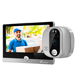 NIVIAN RETAIL NVS-IPC-DOORVIEW1 Cámara IP PTZ de 2MP con PoE, Wi-Fi, IP66, Doble Iluminación, microSD