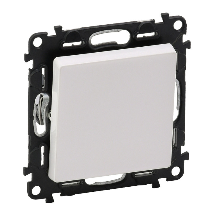 Valena Life кнопка переключающая белая 6A 250V