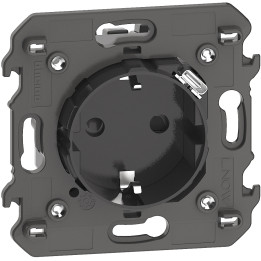 German standard electric socket with integrated type C USB charger