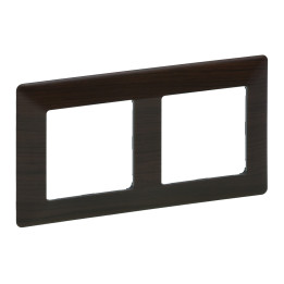 Placa Valena Life - 2 elementos - madera oscura