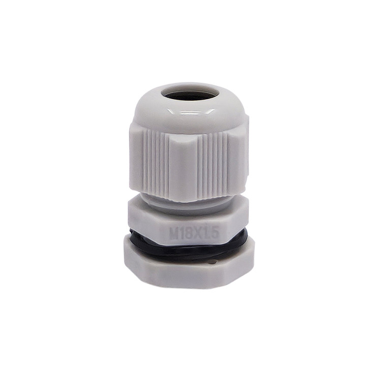 M18-Kabelverschraubung aus Kunststoff, IP68, 5-10 mm