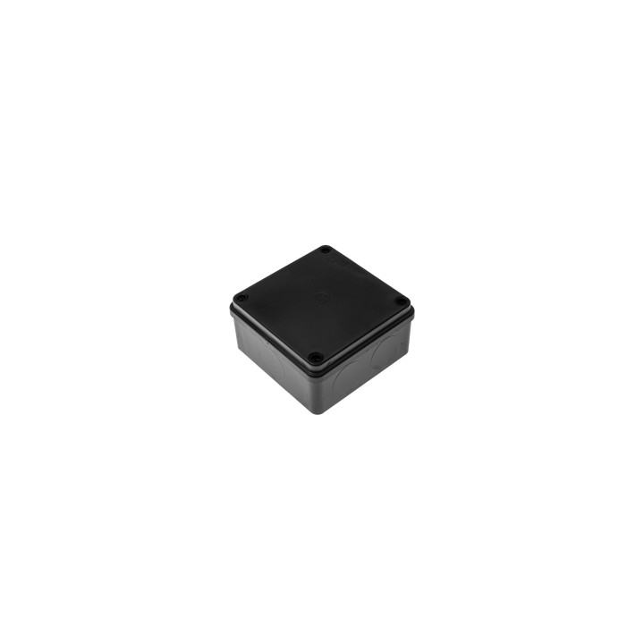 S-BOX коробка IP65, 100×100×50mm, черная