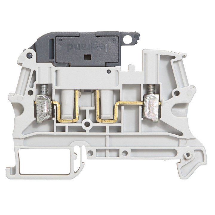 Terminal block Viking 3 - screw - 1 connect - for fuse cartridge 5x20 - pitch 6