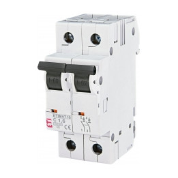 Miniature circuit breaker, ETIMAT 10 2p C1,6