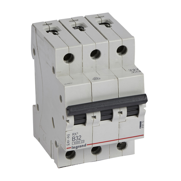 Legrand RX3 автоматический выключатель 3P B 32A