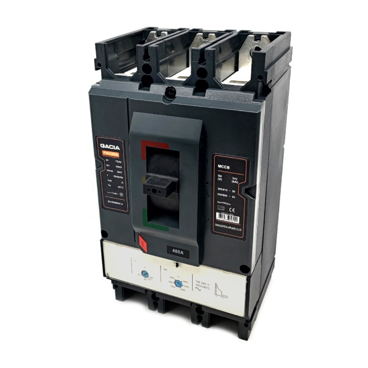 Disjoncteur électronique à boîtier moulé PN630 3P 400A