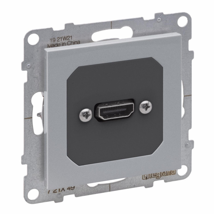 SUNO HDMI socket precabled aluminium