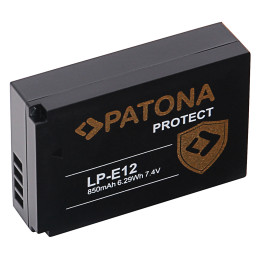 Patona PT12975 Battery Canon LP-E12 850mAh Li-Ion Protect