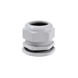 Ввод кабельный серый PG42 PVC IP67