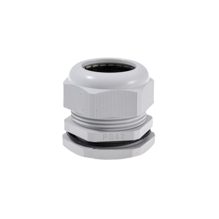 Kabelverschraubung grau PG42 PVC IP67