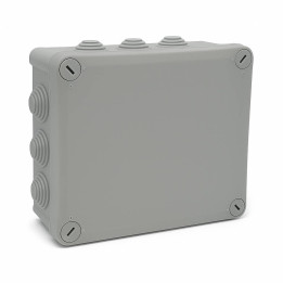 Boîte de jonction IP66, 240x190x95mm avec entrées de câbles