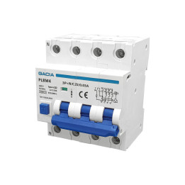 PL8M4 A 3PN C25 30mA 6KA protection résiduelle et surintensité 4M