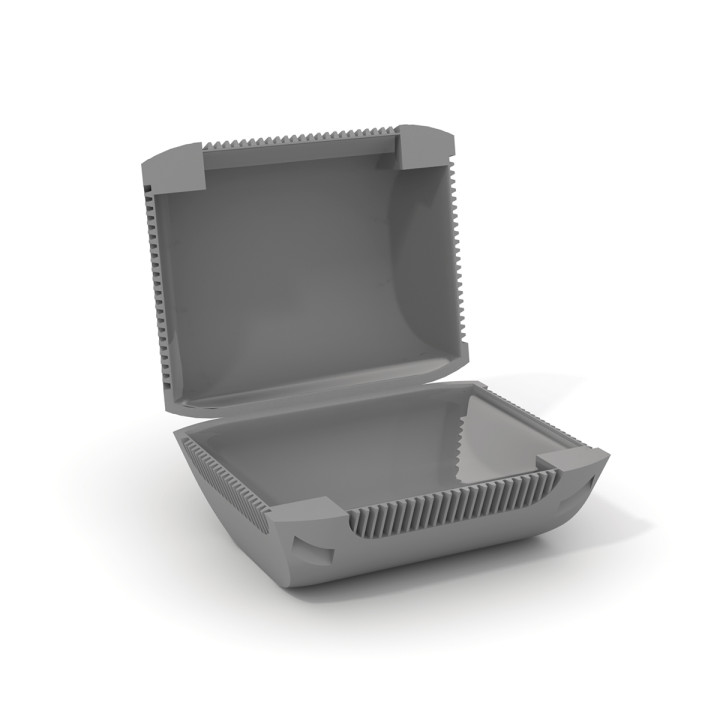 Minibox2 gel insulated box IPX8 for one-two Wago 2-5-ways connectors 4-6mm2 42.6x32.8x22mm