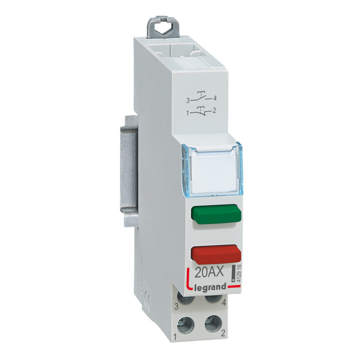 Legrand CX3 кнопка N/O + N/C двухцветная
