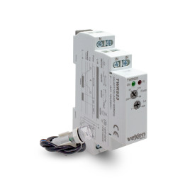 Relais crépusculaire TWR923 avec capteur IP55, 1-10000 Lux, IP65, 1NO, 16A, AC230V