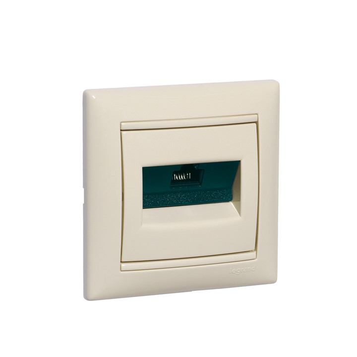 PRISE RJ45 CAT5E UTP IVOIRE 1 SORTIE