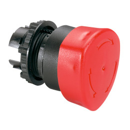 Osmoz cabeza de seta fija no iluminada - empujar-girar - rojo O40