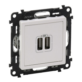 VALENA LIFE 2 CARGADOR USB A+A 2.4A 12 W BLANCO