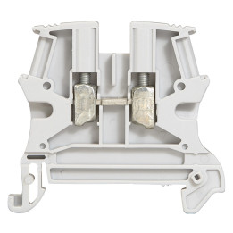 Bornier Viking 3 - vis - 1 connexion - 1 entrée/1 sortie - pas 8 - gris