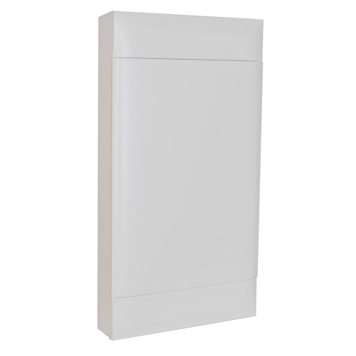 ARMOIRE LEGRAND 4X12M EN SURFACE PORTE BLANCHE BORNIERS TERRE ET NEUTRE