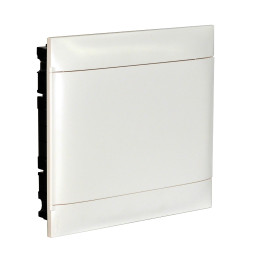 LEGRAND ARMOIRE ENCASTRÉE 2X18M PORTE BLANCHE BORNIERS E+N POUR MUR SÈCHE