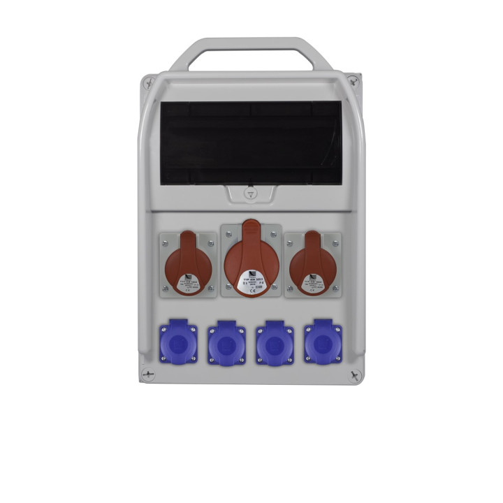 R-BOX 382 распределительная панель 1x32A/5p 2x16A/5p IP44