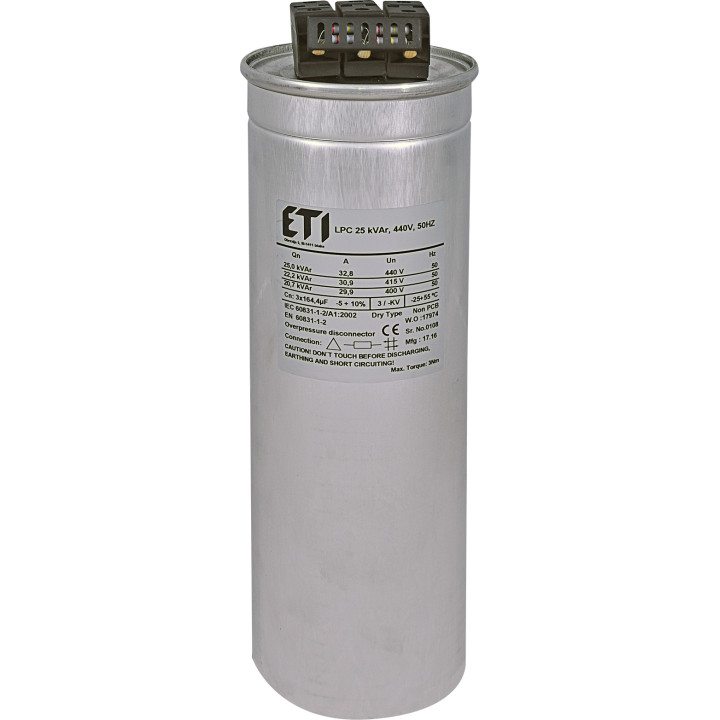 Capacitor, LPC 10 kVAr, 440V, 50Hz
