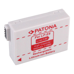 Patona PT1077 Battery for Canon LP-E8 950mAh Li-Ion