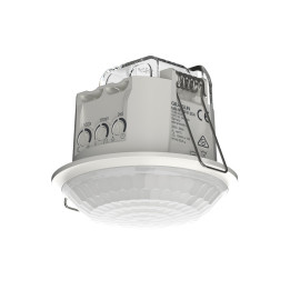 talis M 360 E 2CH motion detector, surface mounted, 2 channels, 360 degree, 8m diameter, IP21, 1000W