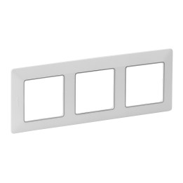 Placa Valena Life - 3 elementos - blanco/cromo