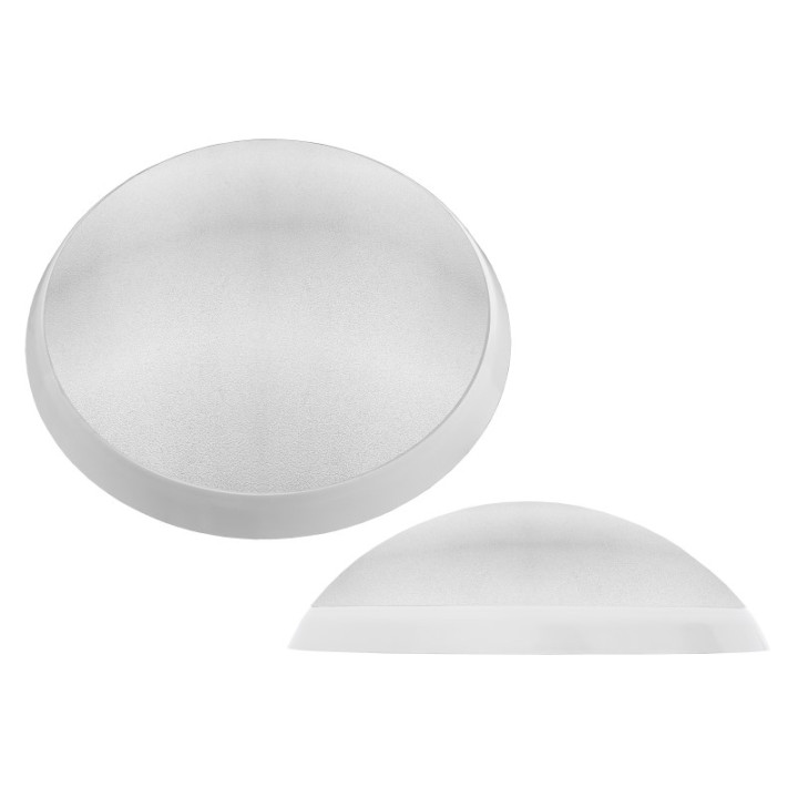 PANTERA weißer Ring, transparenter Lampenschirm, 13W LED