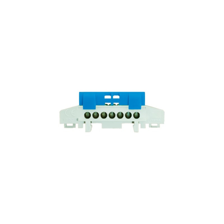 Clamp blue insulated 7x16mm2 DIN rail