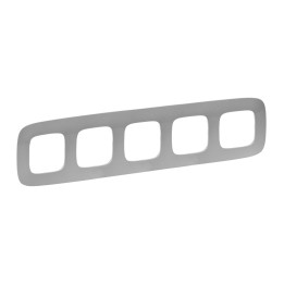 Plaque Valena Allure - 5 postes - aluminium