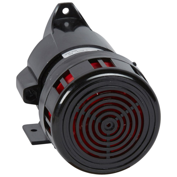 Electromechanical siren - IP 30 - IK 05 - 24 V= - 12 W - 516 mA