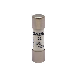 10x38 gG 2A cylindrical fuse link 500VAC