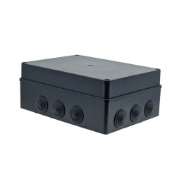 S-BOX 606C коробка IP65 чёрная UV с вводами