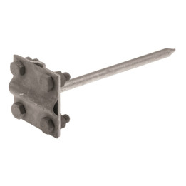 Hammerschlaghalter, universal, 2 Platten, Klemmung mit
